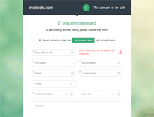 Tablet Screenshot of melrock.com